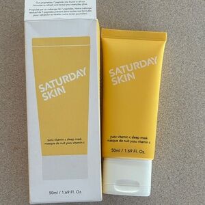 New Saturday Skin Yuzu Vitamin C Overnight Mask - Sunny Yellow